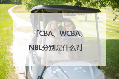 CBA、WCBA、NBL分别是什么?